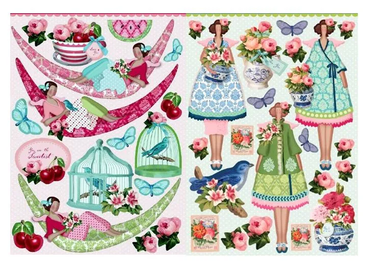Laminas decoupage: LAMINAS TILDA 2011