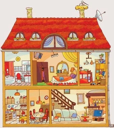 Laminas de dependencias de la casa - Imagui