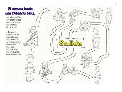 Láminas sobre los derechos del niño - Manualidades Infantiles