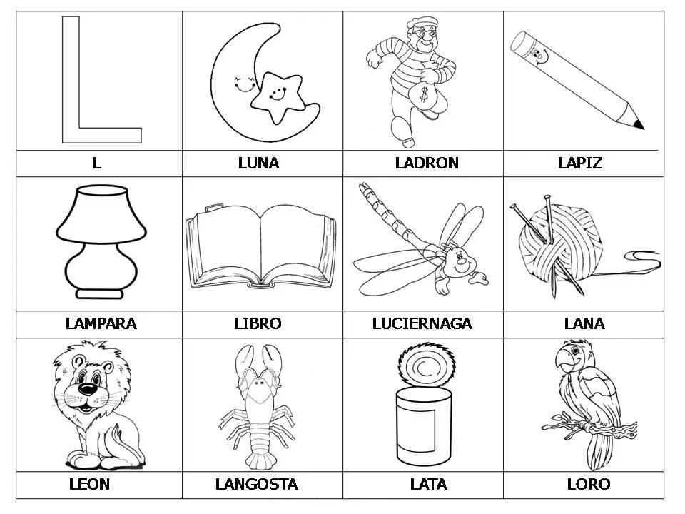 Vocabulario con imágenes para niños. - Taringa! Vocabulario con imágenes para niños. - Taringa!