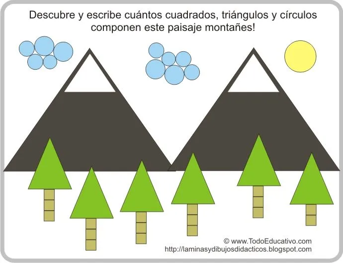 Láminas y Dibujos Didácticos gratis con dibujos para colorear y ...