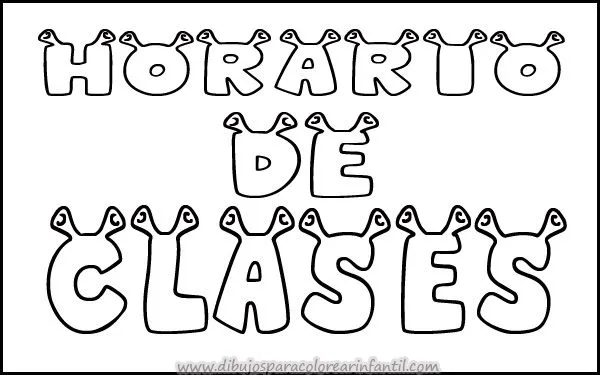 Laminas Escolares para colorear ~ Dibujos para Colorear Infantil Laminas Escolares para colorear ~ Dibujos para Colorear Infantil