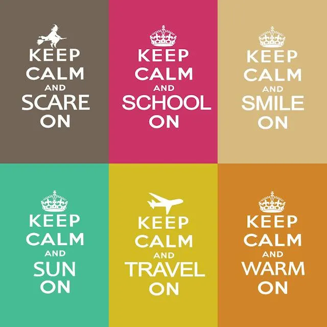 Láminas keep the calm...para descargar gratis - free printable ...