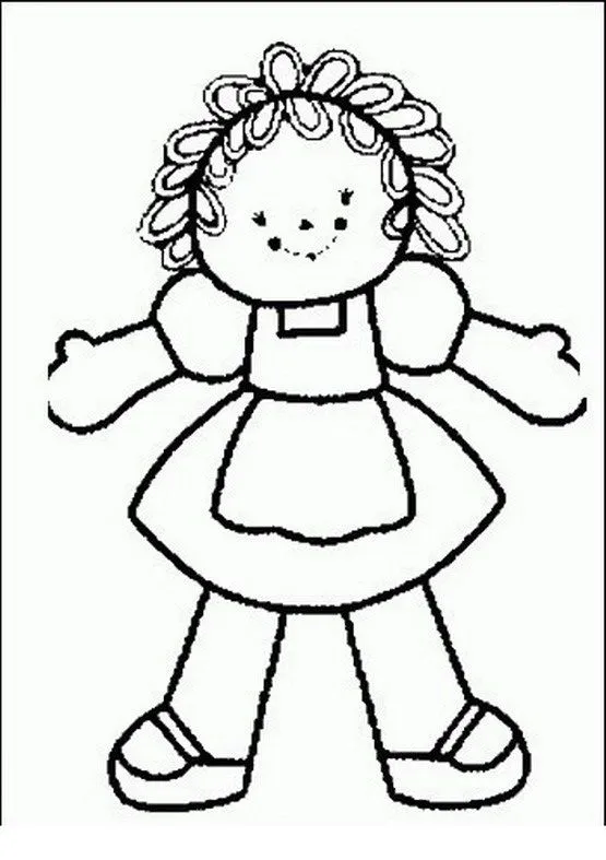 COLOREA TUS DIBUJOS: Muñecas para colorear y pintar COLOREA TUS DIBUJOS: Muñecas para colorear y pintar