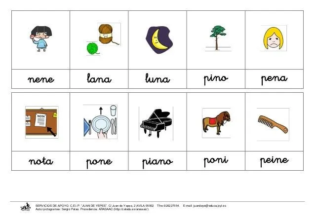 Laminas de objetos con la letra a - Imagui