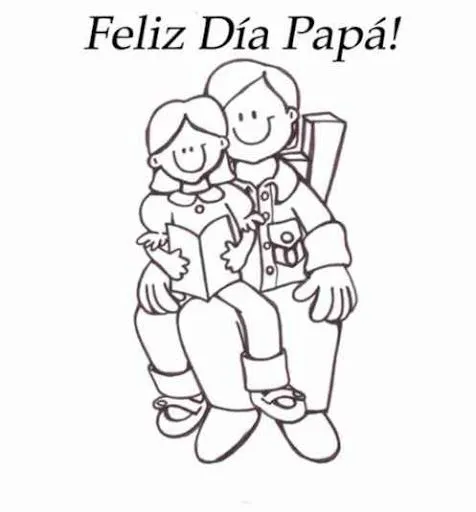 LAMINAS DEL DIA DEL PADRE PARA PINTAR