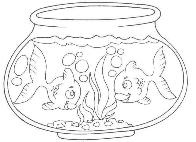 LAMINAS CON PECERAS PARA PINTAR