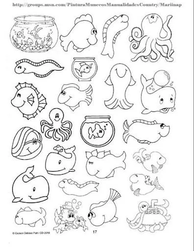 LAMINAS DE PECES PARA PINTAR