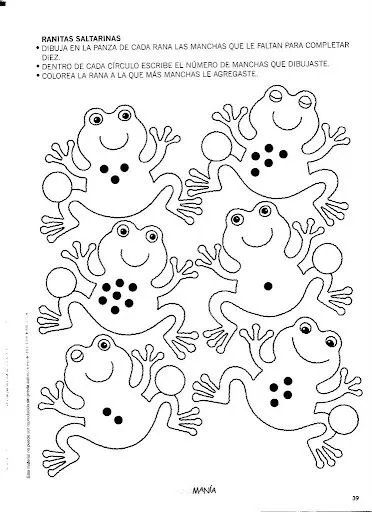 LAMINAS PREESCOLAR PARA TRABAJAR NUMEROS (