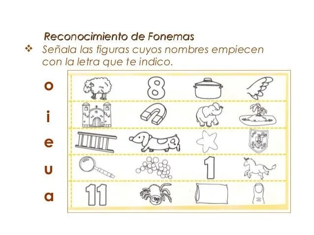 Laminas para sonido final vocalico - Imagui