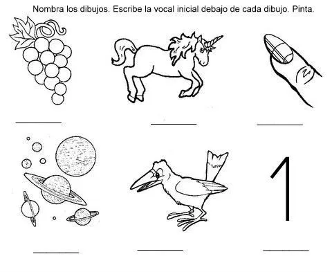 Láminas para trabajar las vocales | Primer Grado | Pinterest Láminas para trabajar las vocales | Primer Grado | Pinterest