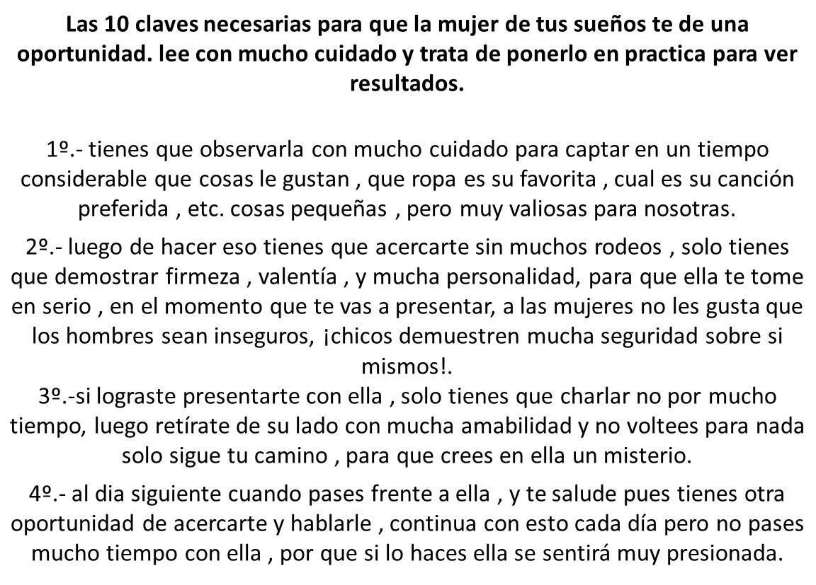 Como Declararse | Lamor