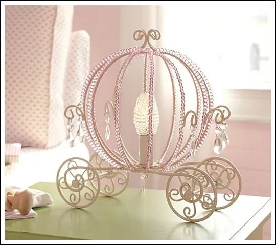 Lámpara Carroza de Cenicienta | Decoideas.Net Lámpara Carroza de Cenicienta | Decoideas.Net