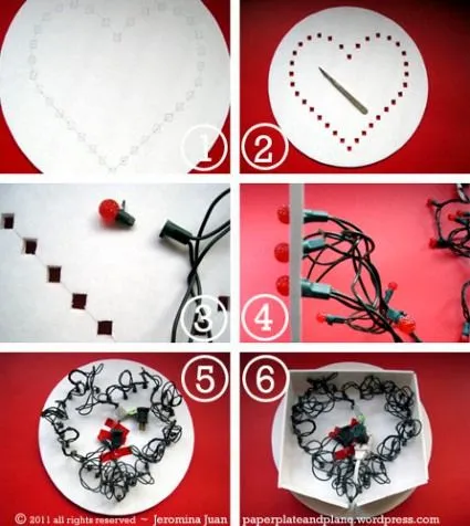 Lámpara para San Valentín « DecoraTrucos