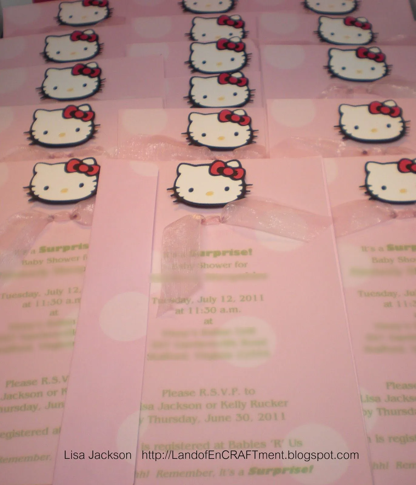 Land of EnCRAFTment: Hello Kitty Baby Shower!