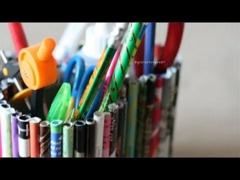 Lapicero Ecologico - Portalapices Reciclado [FACIL] - YouTube