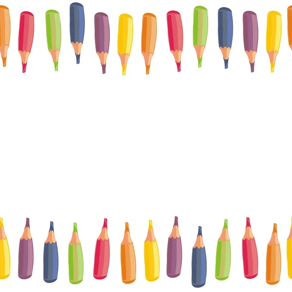 lápices de colores coloridos de dibujos animados estilo horizontal ... lápices de colores coloridos de dibujos animados estilo horizontal ...