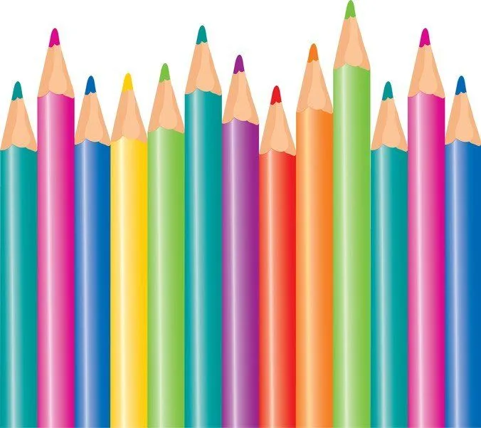 Lápices de colores, imágenes vectoriales - 365PSD.com Lápices de colores, imágenes vectoriales - 365PSD.com