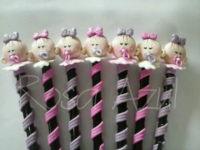Lapices decorados para baby shower o nacimientos | plumas ... Lapices decorados para baby shower o nacimientos | plumas ...