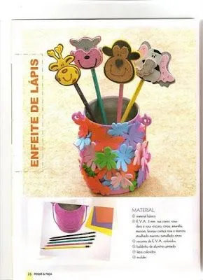 Moldes de animalitos en foami