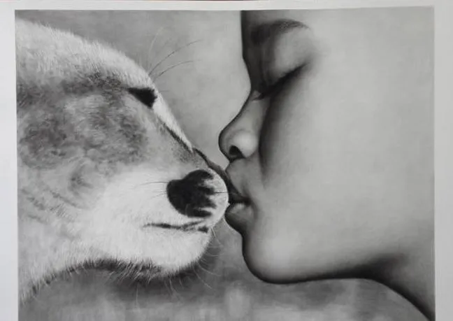El lapiz como arte