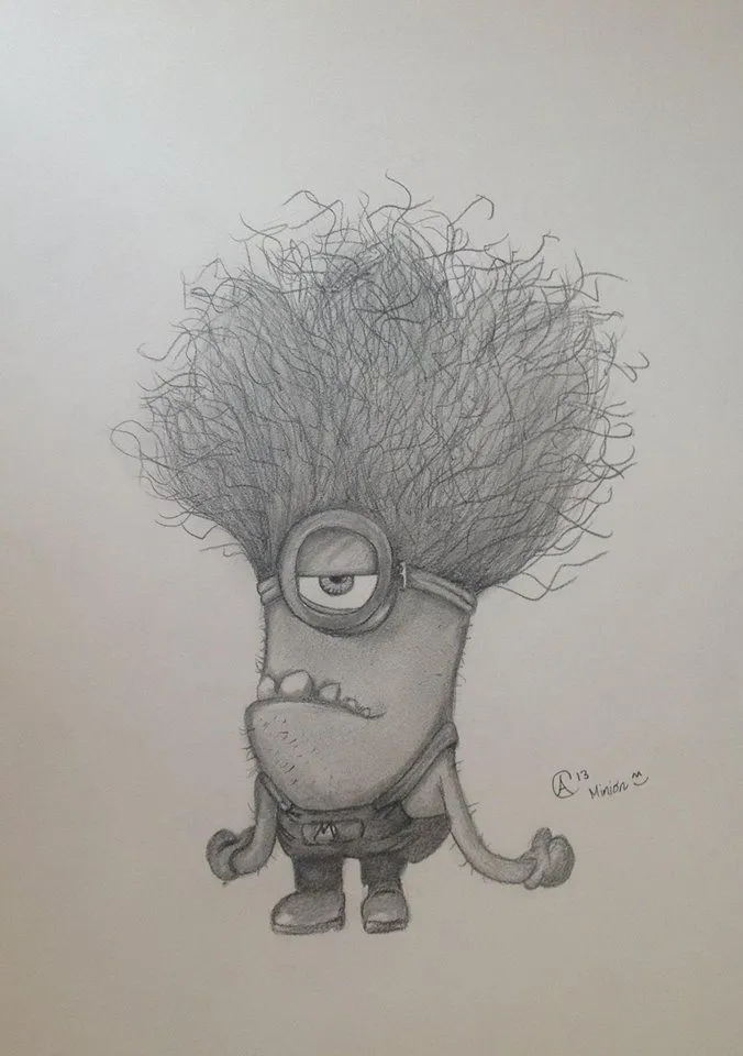 El Lápiz Blanco y Negro: Despicable Me 2 Drawing El Lápiz Blanco y Negro: Despicable Me 2 Drawing