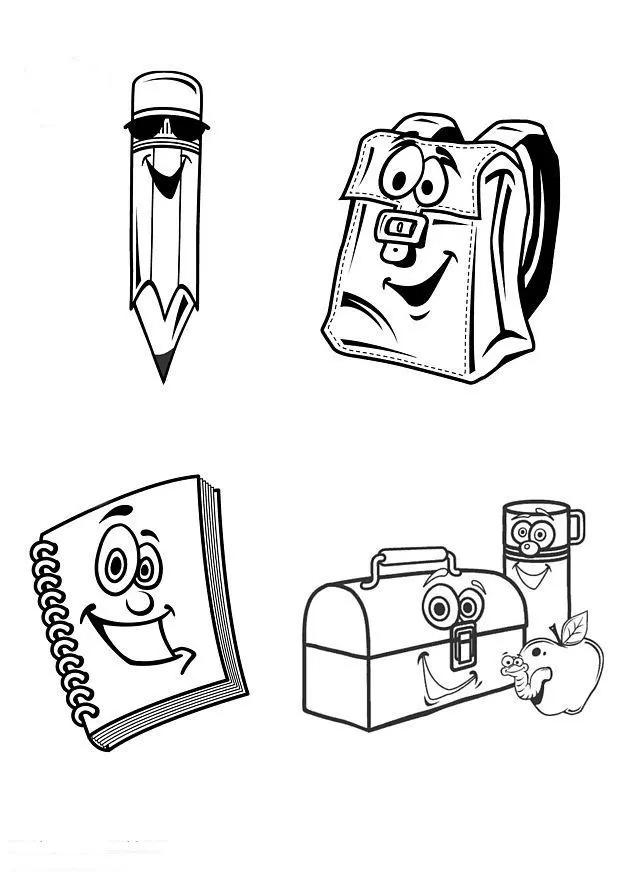 Dibujo de una lonchera para colorear - Imagui Dibujo de una lonchera para colorear - Imagui