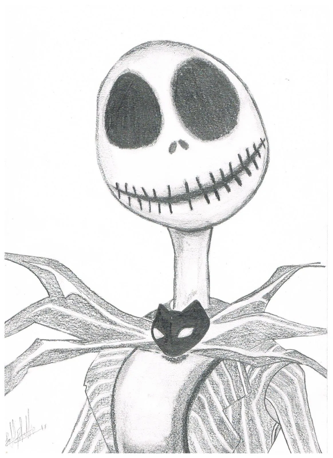 Lápiz y papel: Jack Skellington Lápiz y papel: Jack Skellington