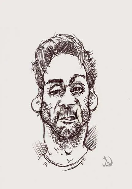 Mi lápiz y yo: Estudio - caricatura