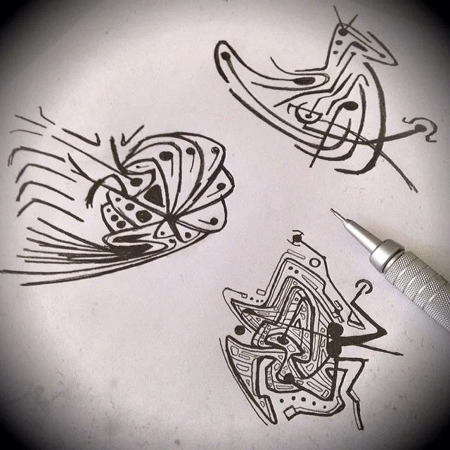 Lápiz+papel+insomnio = dibujos raros sin sentido...esto es lo que ... Lápiz+papel+insomnio = dibujos raros sin sentido...esto es lo que ...