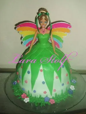Lara Stolf Arte em Açucar: Bolo Sininho/ Tinkerbell Cake