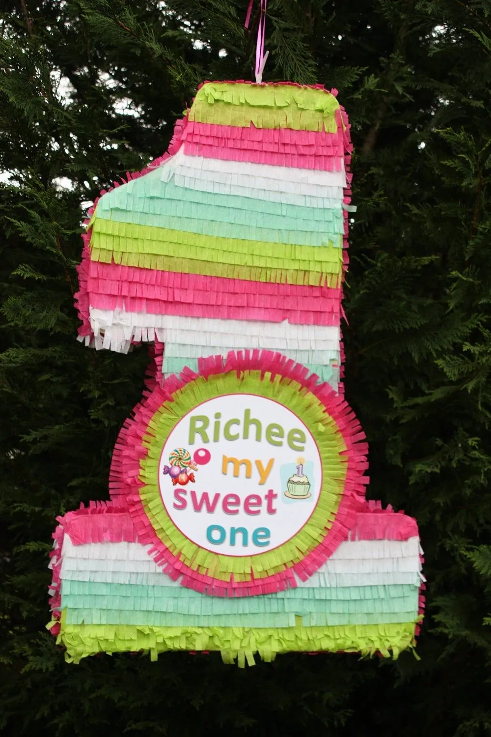 Large Customizable Number One Pinata. Custom Pinata. by AbitaAchie Large Customizable Number One Pinata. Custom Pinata. by AbitaAchie