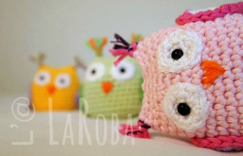 LaRoba: Búho- Amigurumi, patrón gratuito.