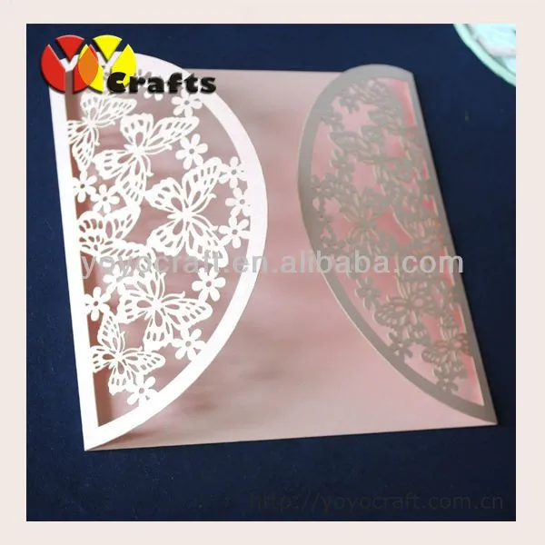 Laser cortó la decoración del partido souvenirs corte mariposa ...