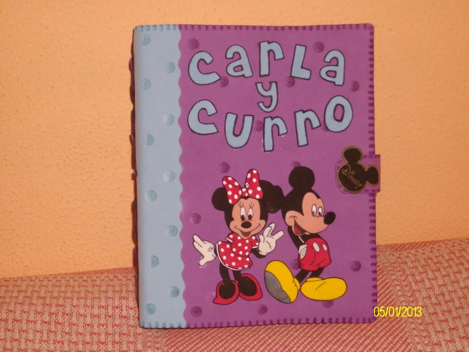 lasmanualidadesdeito1: Álbum de fotos en goma-eva para Carla y Curro