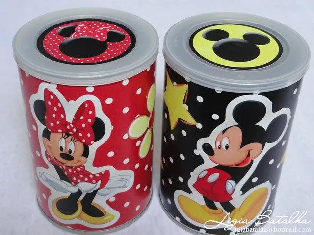 Lata Lembrancinha | Mickey & Minnie | Flickr - Photo Sharing!