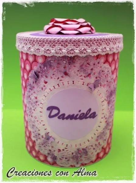 latas decoradas | Aprender manualidades es facilisimo.