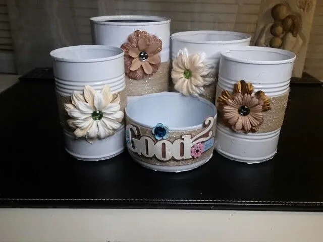 Latas decoradas | Latas de conserva - cans | Pinterest Latas decoradas | Latas de conserva - cans | Pinterest