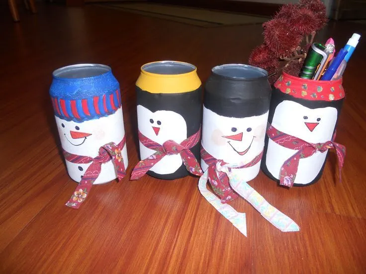 LATAS DE NAVIDAD. PINTADAS CON TEMPERAS. | MIS MANUALIDADES ... LATAS DE NAVIDAD. PINTADAS CON TEMPERAS. | MIS MANUALIDADES ...