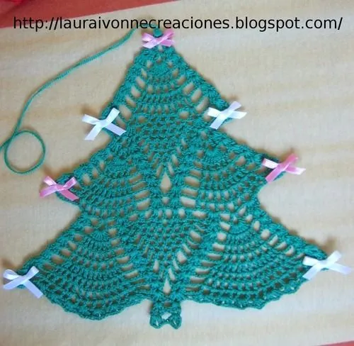 Carpetas a crochet de navidad - Imagui