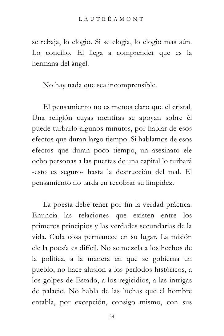 Lautreamont Poesias Y Cartas