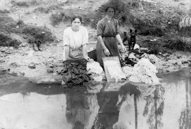 Lavando en el río, HERRERA DE PISUERGA