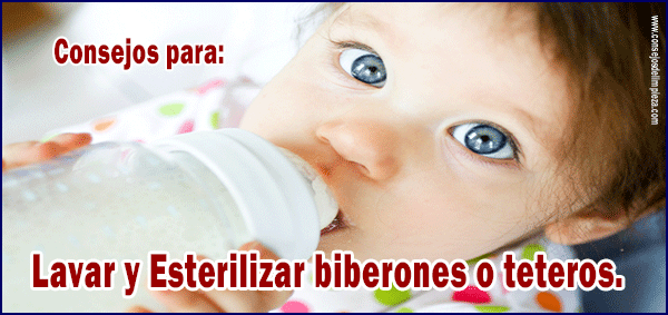 LAVAR Y ESTERILIZAR CORRECTAMENTE LOS BIBERONES O TETEROS ...