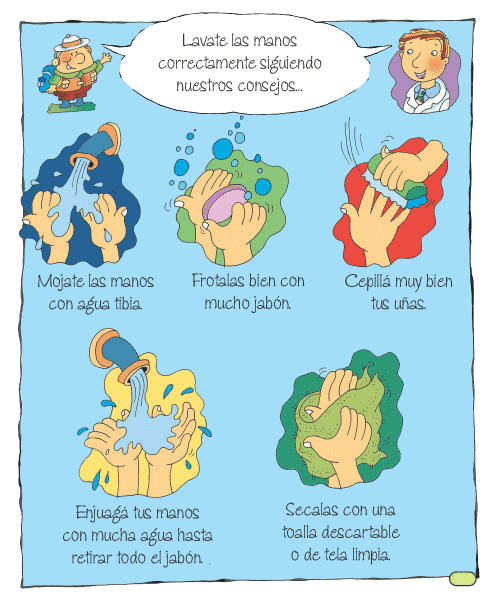 Lavarse las manos animado - Imagui