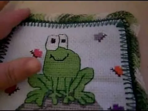 Cómo lavo mis bordados de punto de cruz. - YouTube Cómo lavo mis bordados de punto de cruz. - YouTube