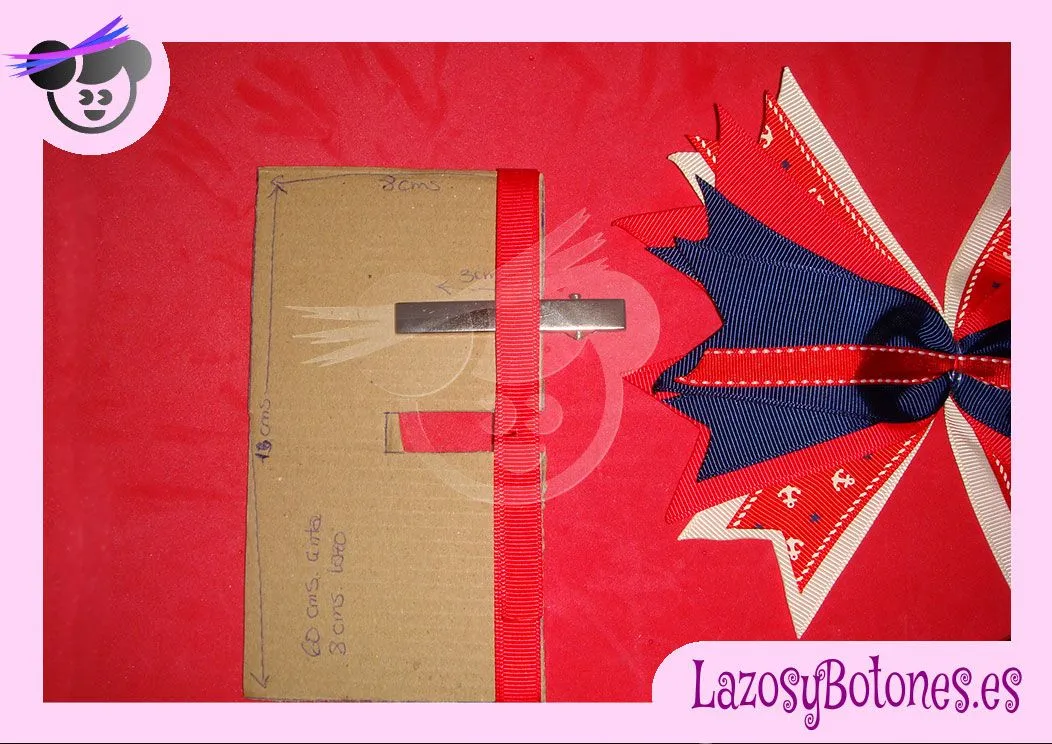 Lazo boutique con plantilla ( Paso a Paso ) | Lazos y Botones Lazo boutique con plantilla ( Paso a Paso ) | Lazos y Botones