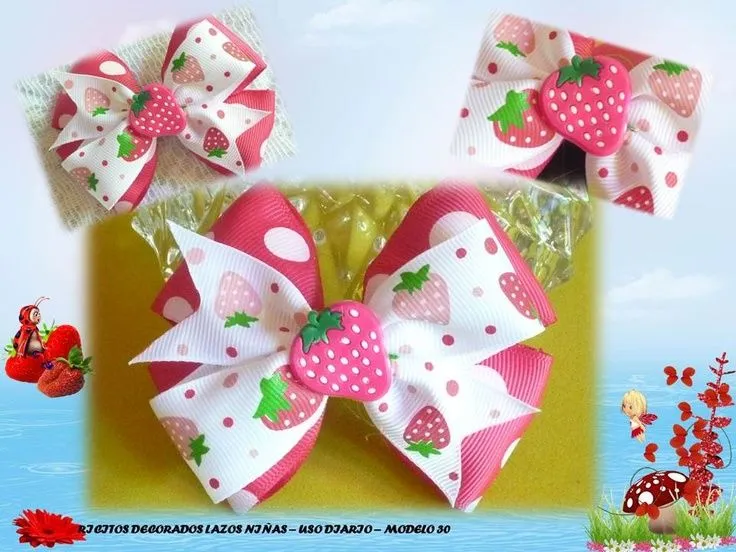 LAZO NIÑA CINTAS GROSGRAIN ESTAMPADA | MODELO 30 LAZOS NIÑAS | Pinte… LAZO NIÑA CINTAS GROSGRAIN ESTAMPADA | MODELO 30 LAZOS NIÑAS | Pinte…