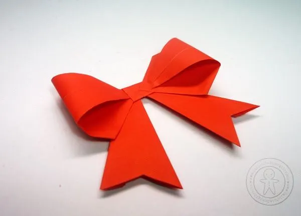 Lazo de Origami. | Galletita de Jengibre