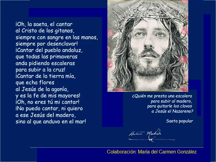 Lazos de Arte y Amistad: POEMA de Antonio Machado. Colaboración ... Lazos de Arte y Amistad: POEMA de Antonio Machado. Colaboración ...