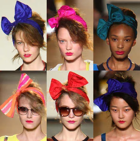 Lazos para el cabello: luce un look chic como las celebrities ... Lazos para el cabello: luce un look chic como las celebrities ...